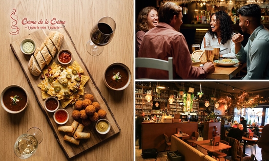 Borrelplank deluxe voor 2 personen bij Crème de la Crème