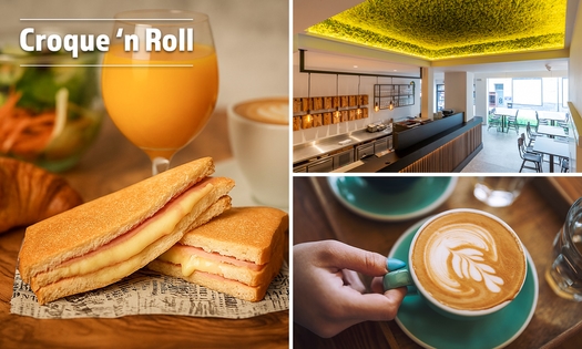 Luxe brunch inclusief drankjes bij Croque 'n Roll
