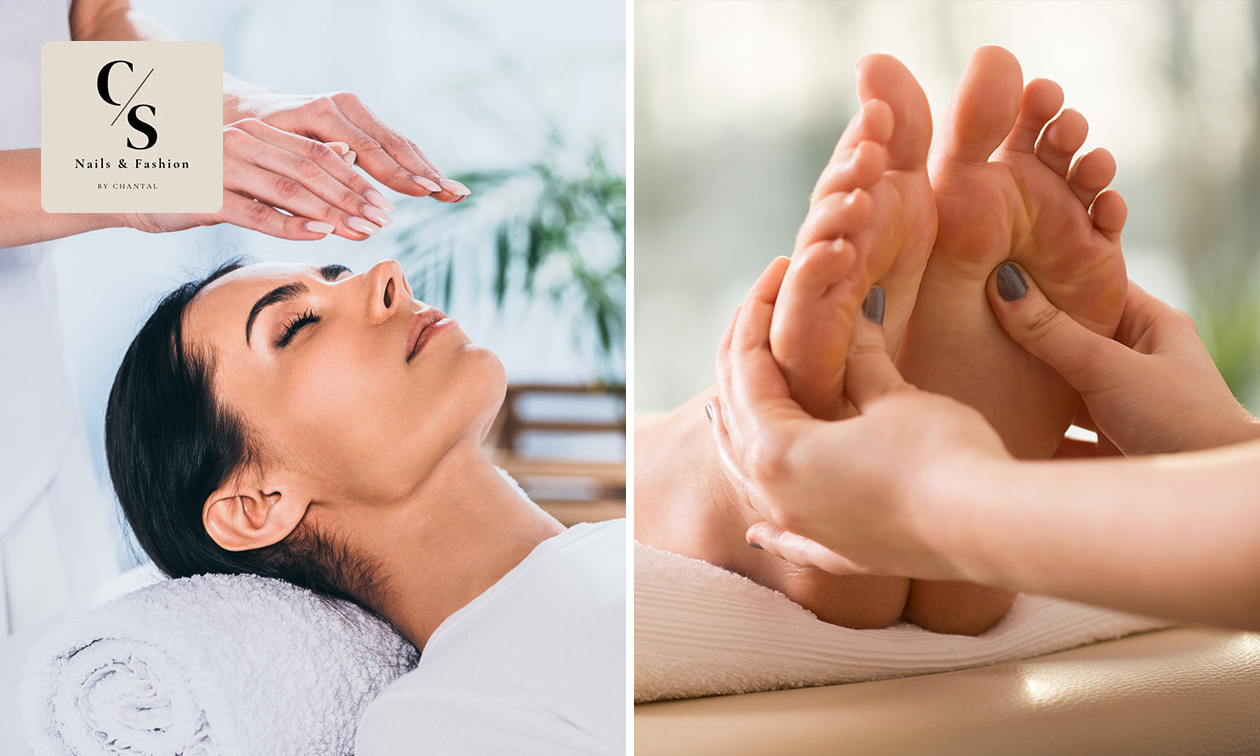 1 of 3 reiki- of voetreflexbehandeling(en) of aromatouch-behandeling (60 min)