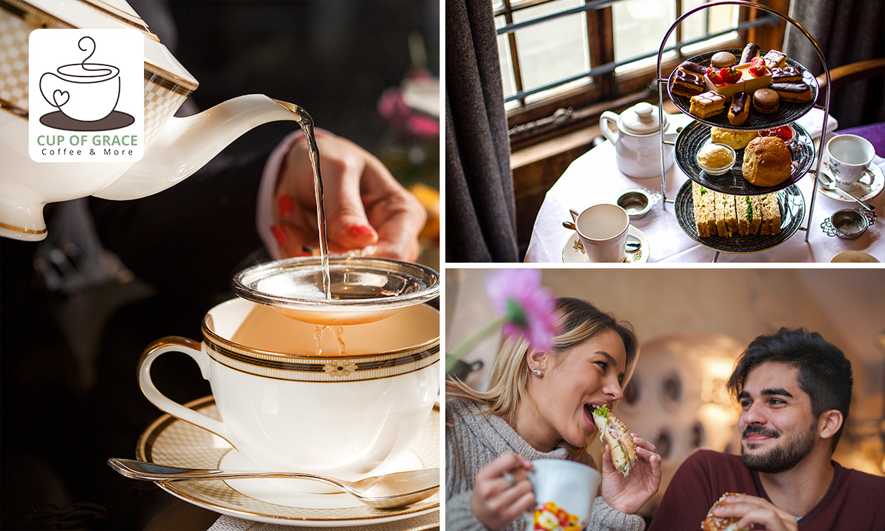 High tea (geen tijdslimiet) bij Cup of Grace
