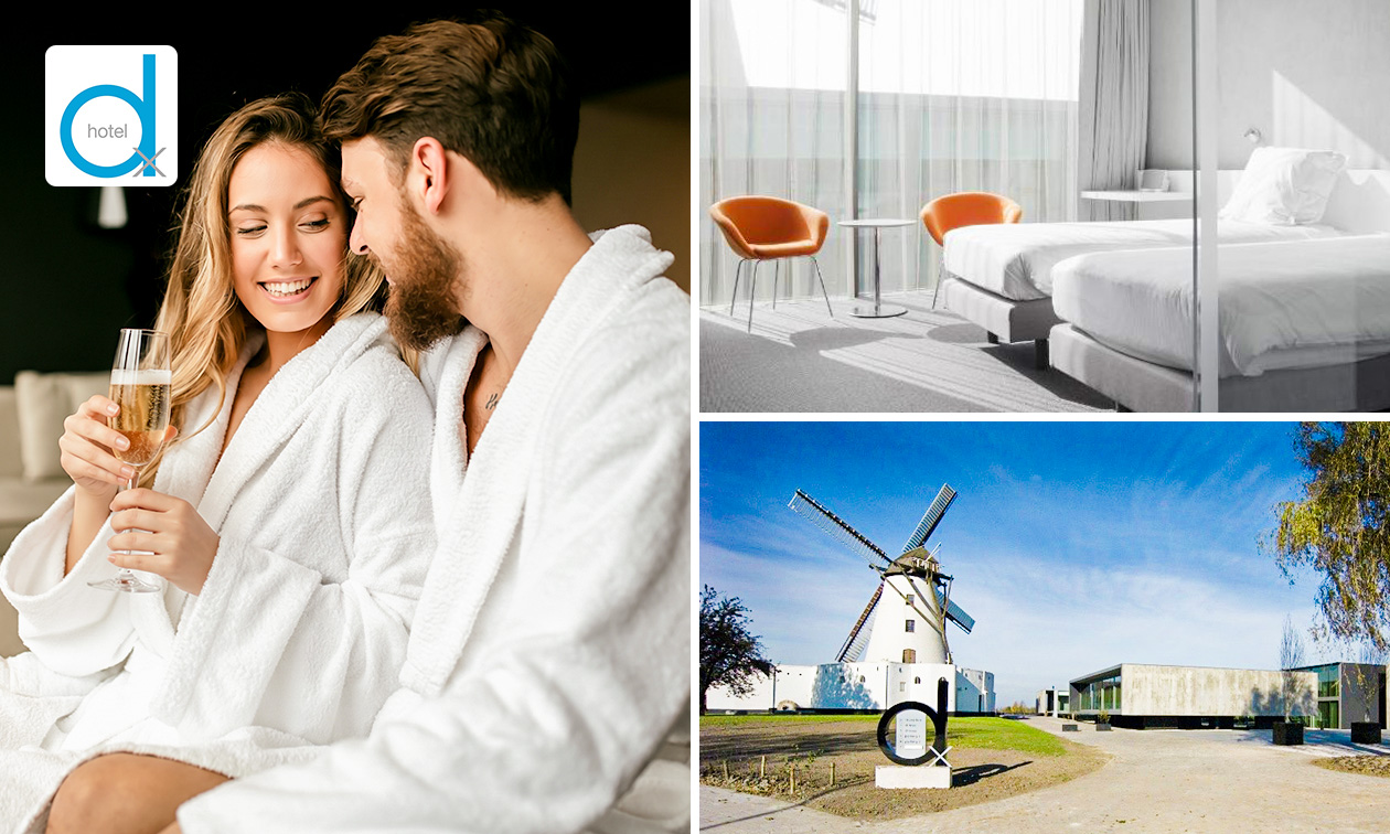 Overnachting voor 2 + ontbijt + cava + evt. wellness in Kortrijk