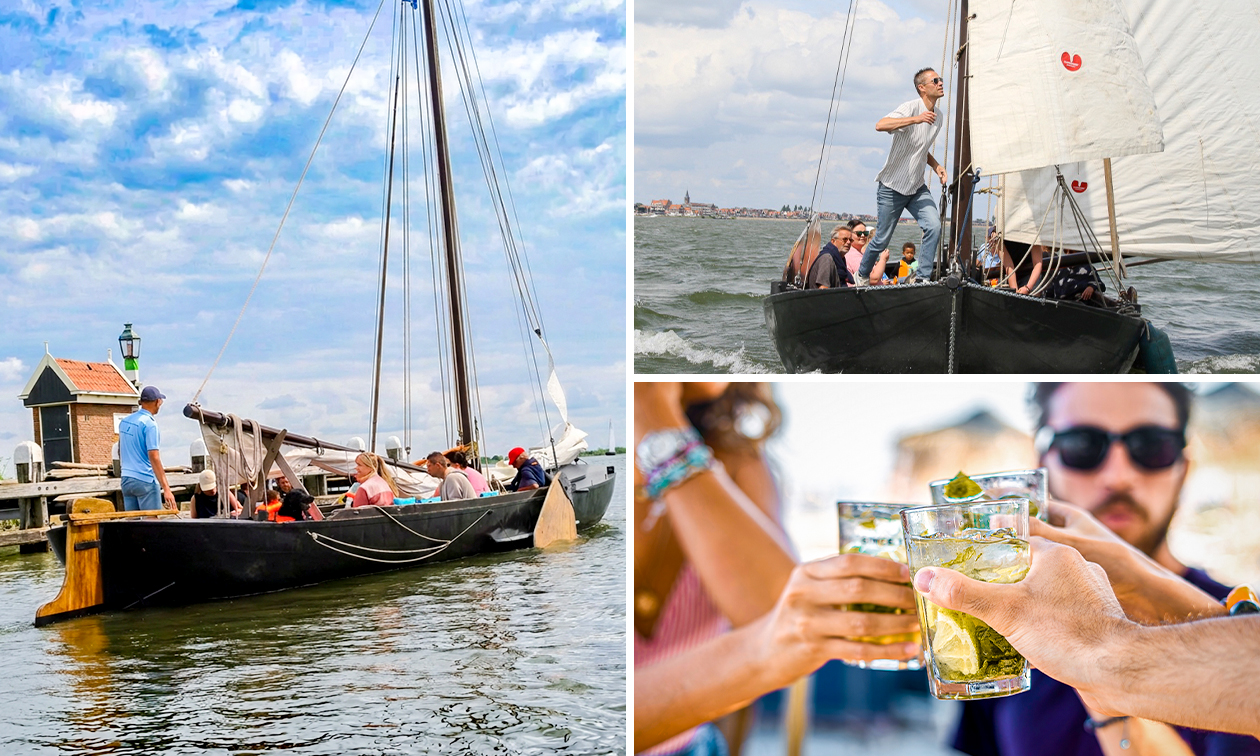 Rondvaart zeilboot (75 min) + evt. 2 frisdranken