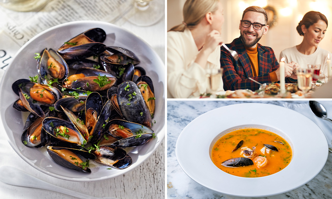2-gangen keuzelunch of -diner aan het strand van Blankenberge