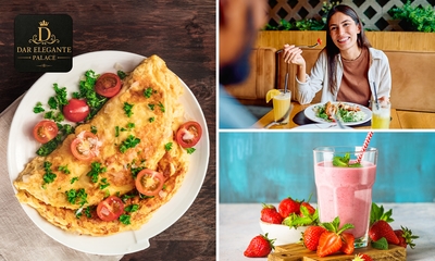 Marokkaans ontbijt-, brunch- of lunchgerecht + shake naar keuze