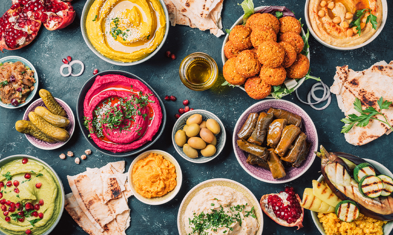 2 mezze + schotel naar keuze bij Dar Za in hartje Leuven