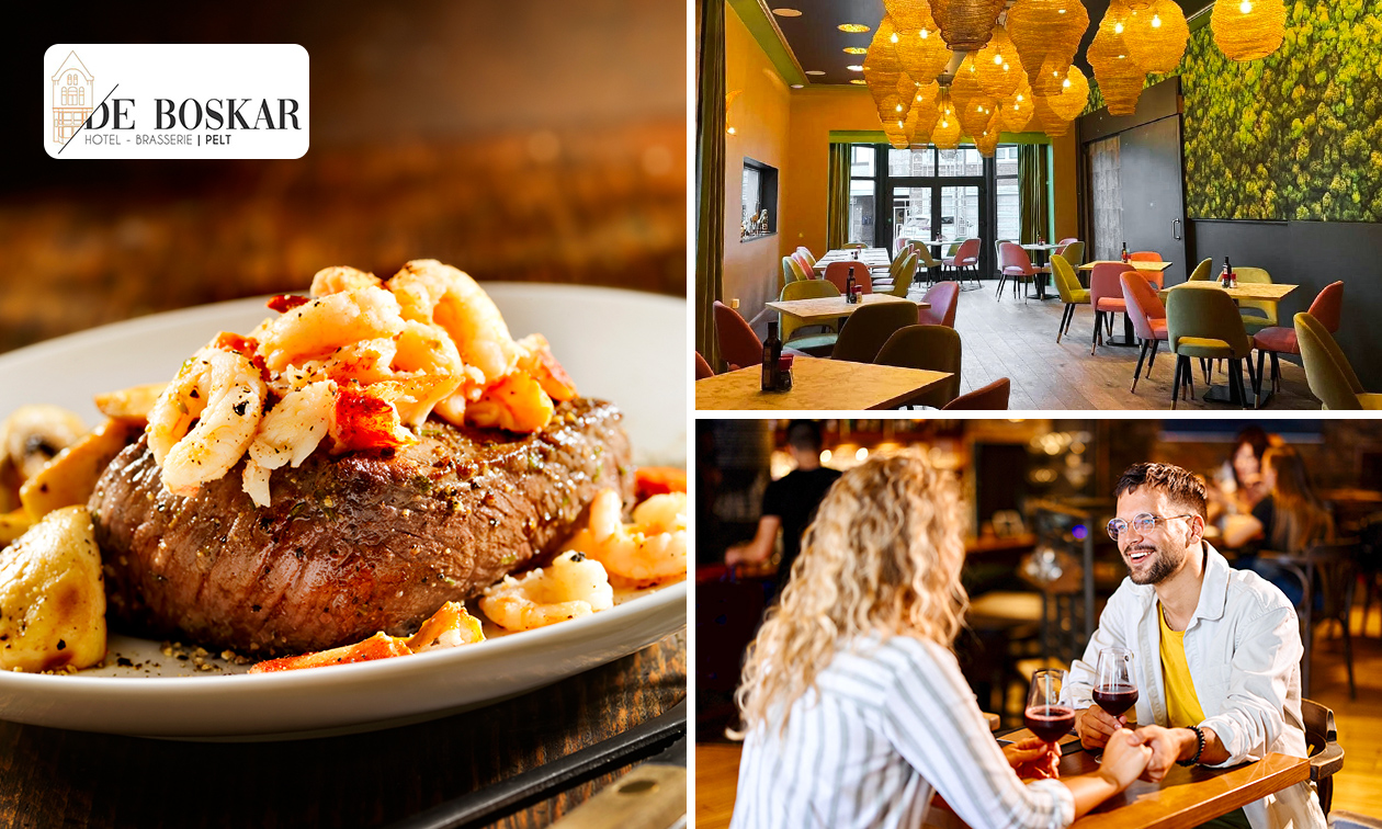 Surf & turf bij De Boskar Pelt