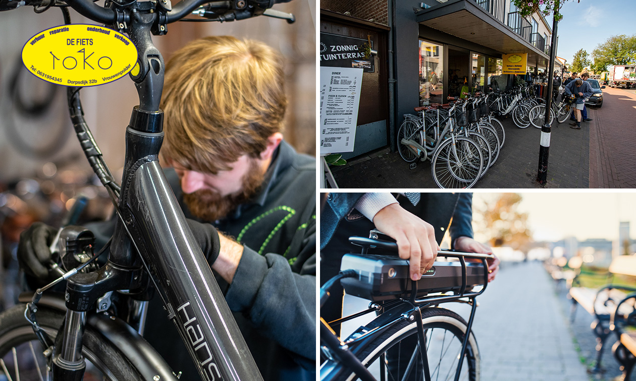 Onderhoudsbeurt (klein of groot) of e-bike huren