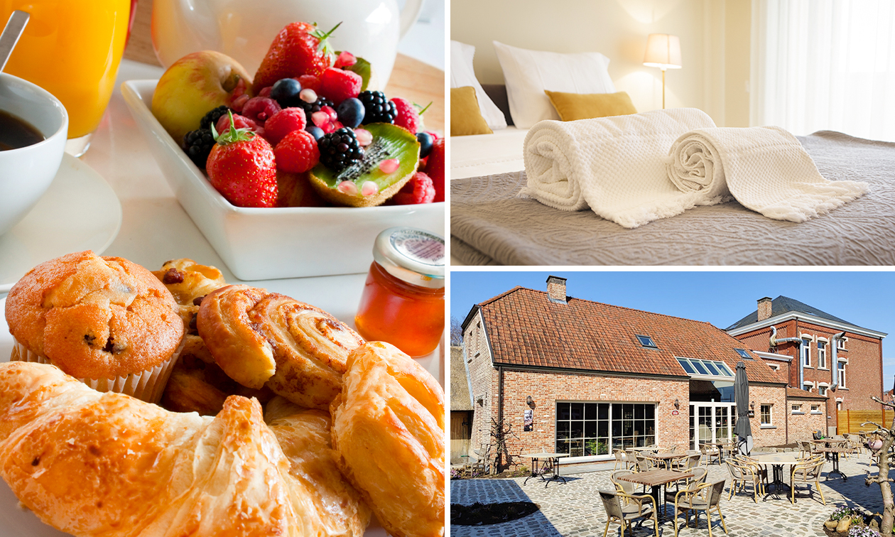 Overnachting voor 2 + ontbijt nabij de Antwerpse Kempen