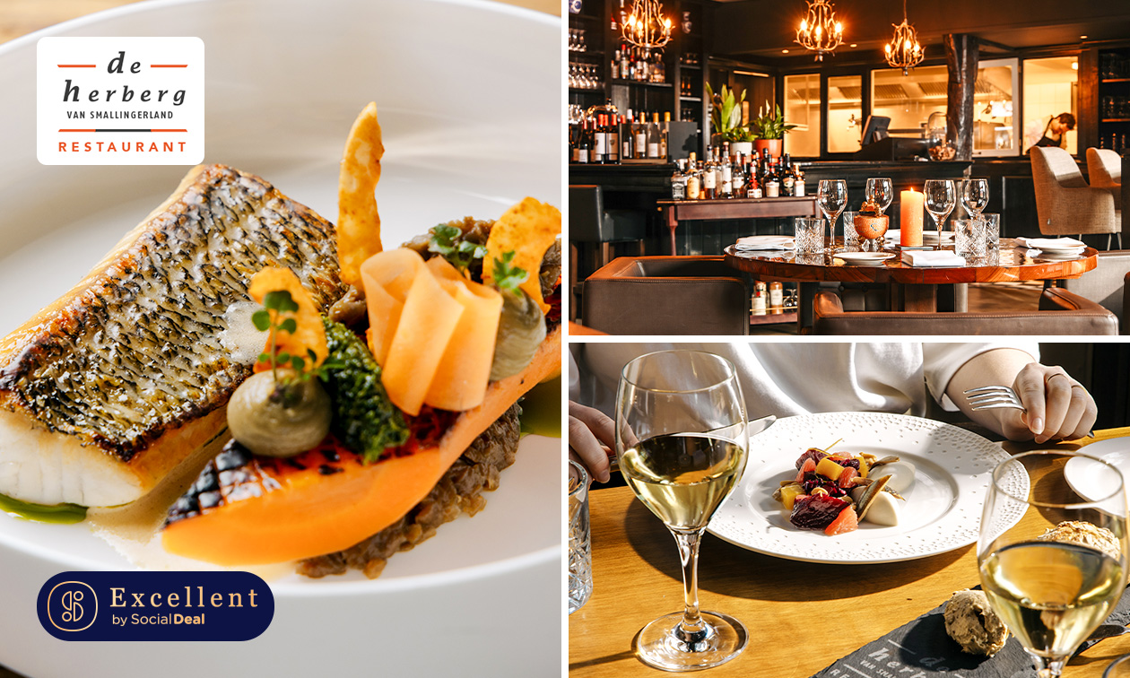 4-gangen shared dining-diner van de chef