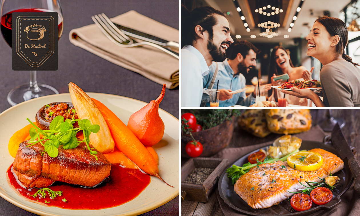 4-gangen wilddiner of -lunch bij De Kastrol