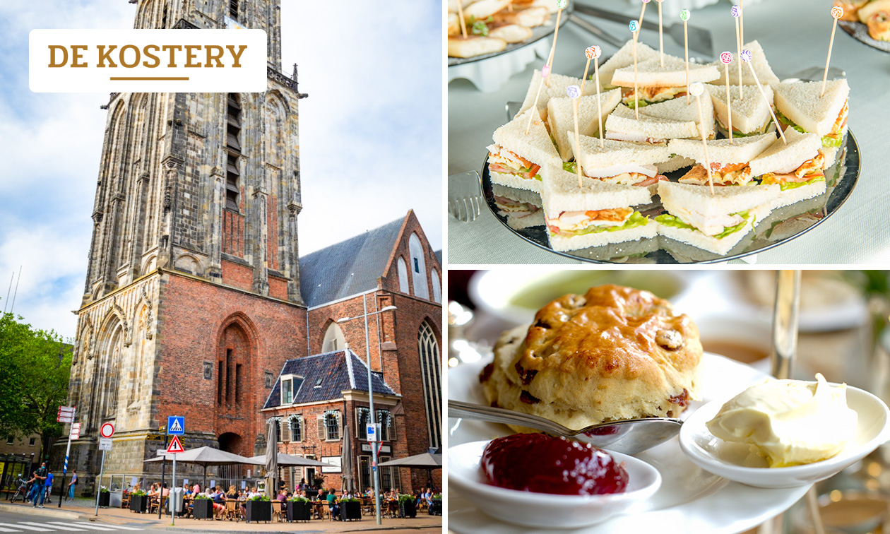 High tea (2 uur) bij De Kostery in hartje Groningen