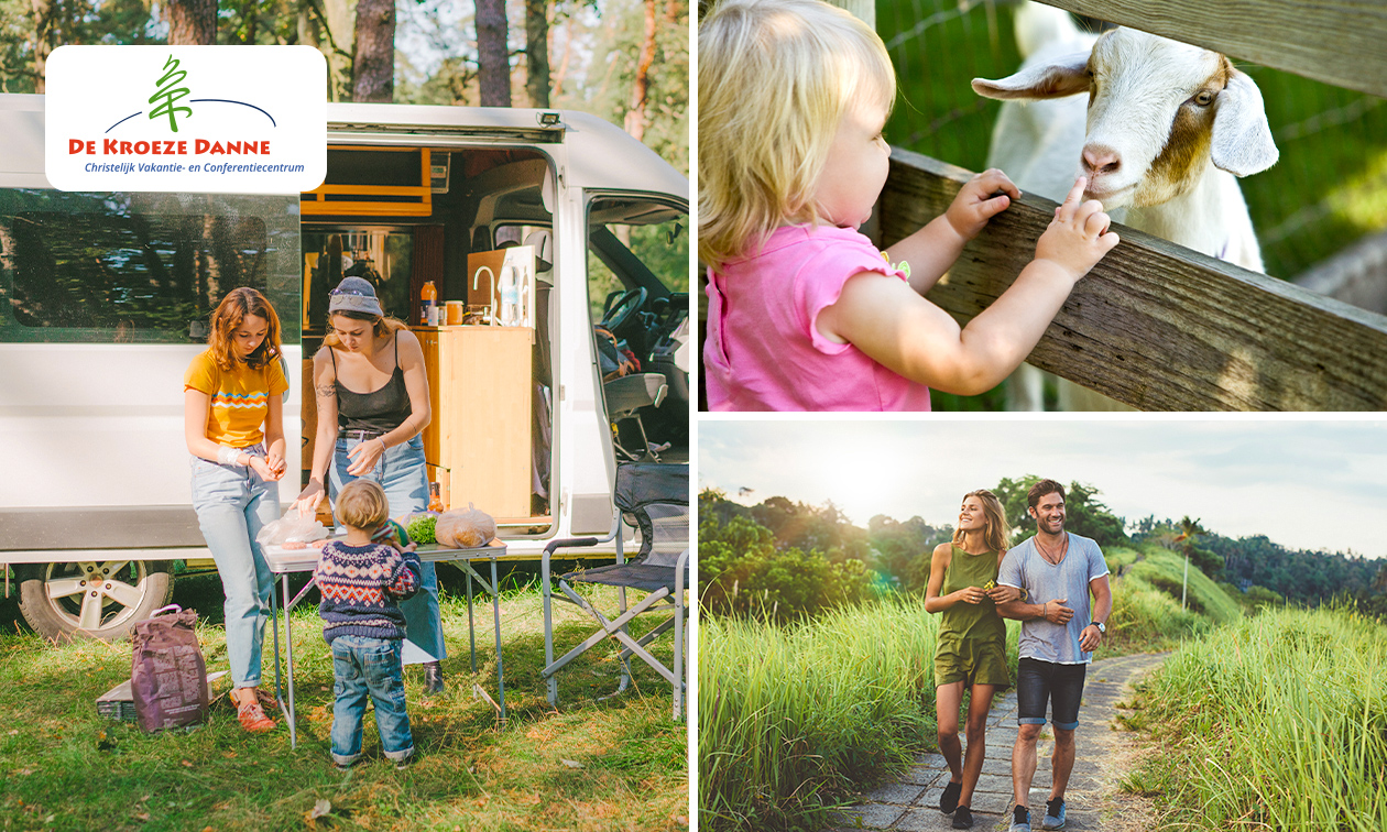 Kampeerplaats voor 2 personen (2, 5 of 7 nachten)