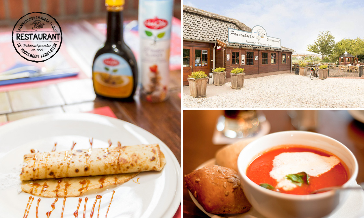 2- of 3-gangen keuzelunch of -diner of high pancake bij De Roozeboom