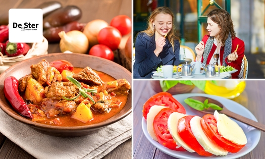 Menu en 2 services à la carte ou buffet en 4 services à volonté près de Bruxelles