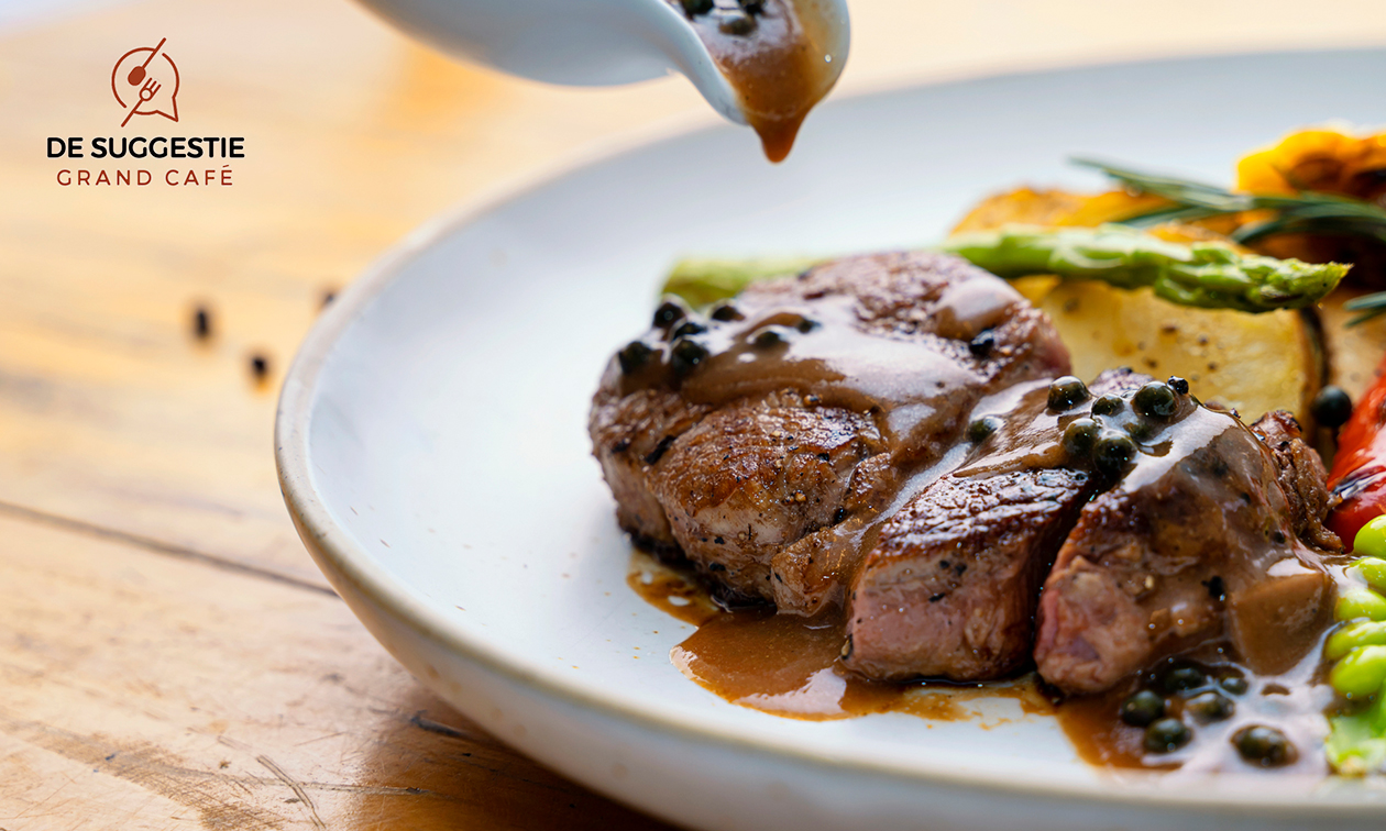 2- of 3-gangen keuzediner bij De Suggestie