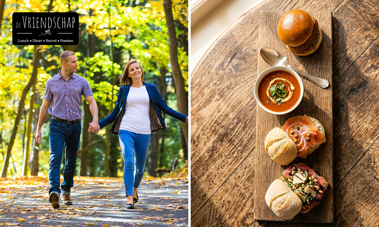 Wandelarrangement incl. lunchplank bij De Vriendschap Boskant