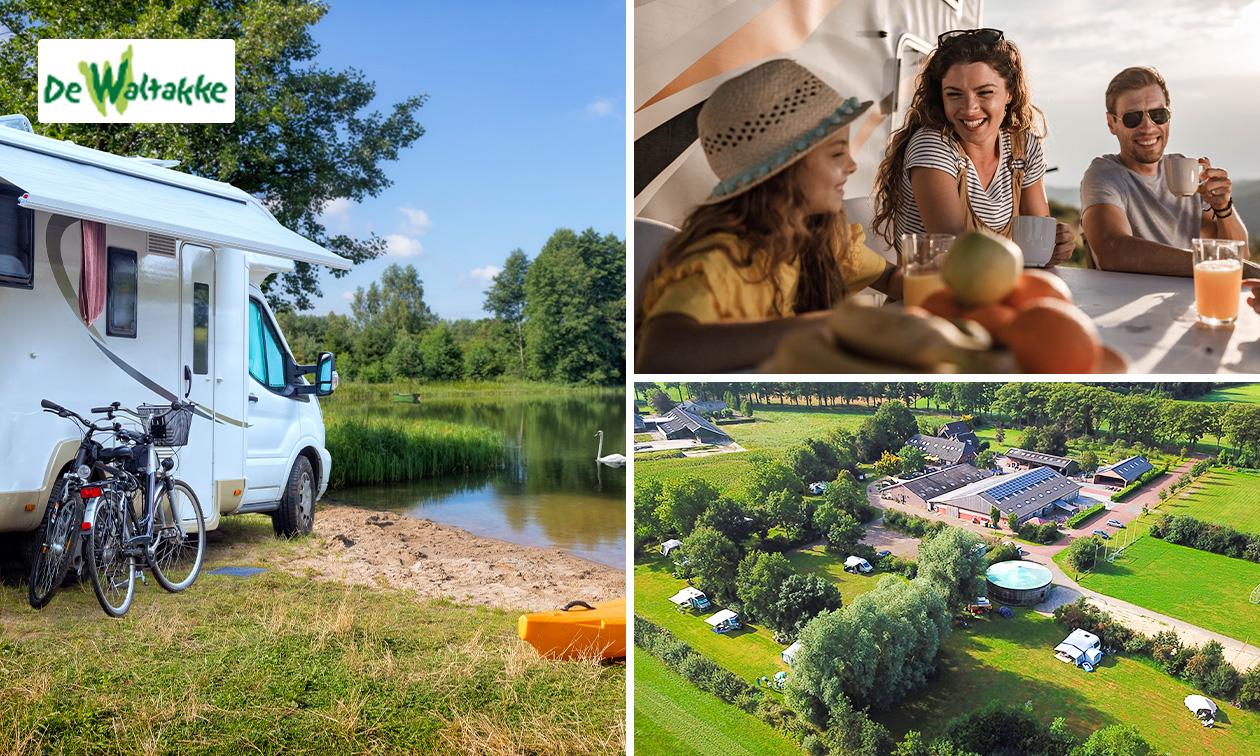 Kampeerplaats (2, 5 of 7 nachten) voor 2 in de Achterhoek