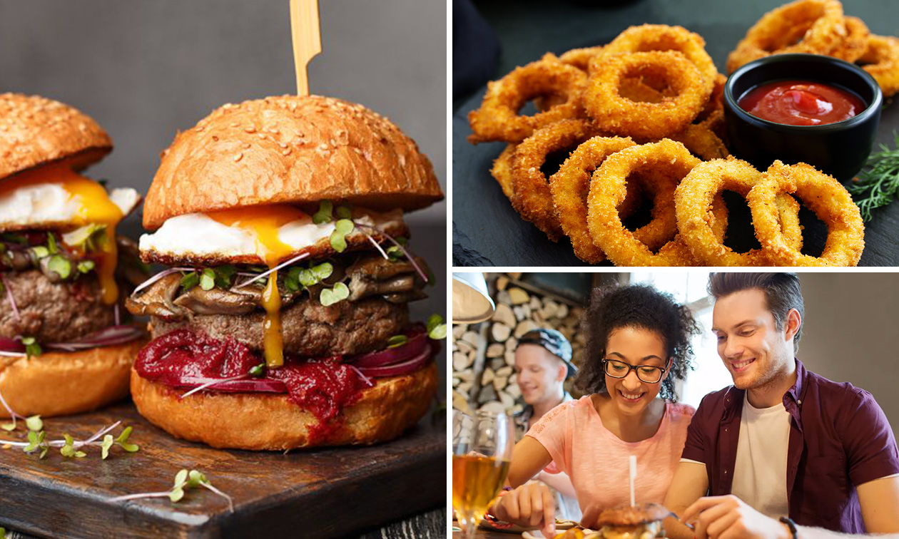 2-gangen burgerdiner bij Deluxe Burger Aalst
