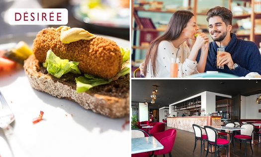 2-gangen keuzelunch bij Désirée Oostende
