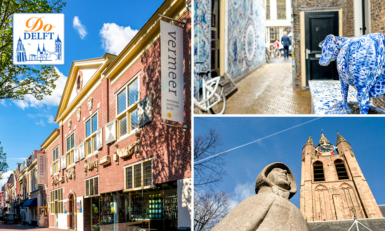 Stadswandeling (1,5 uur) met gids door Delft + koffie of thee