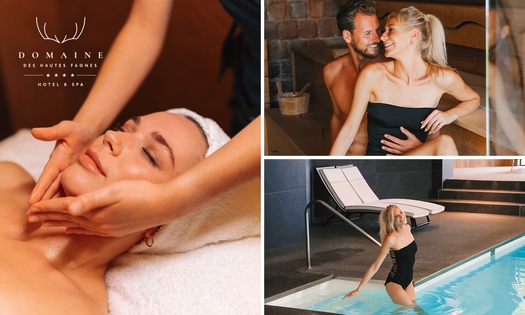 Entrée adulte + évtl. massage du dos (30 min) et plus en centre wellness au coeur des Ardennes