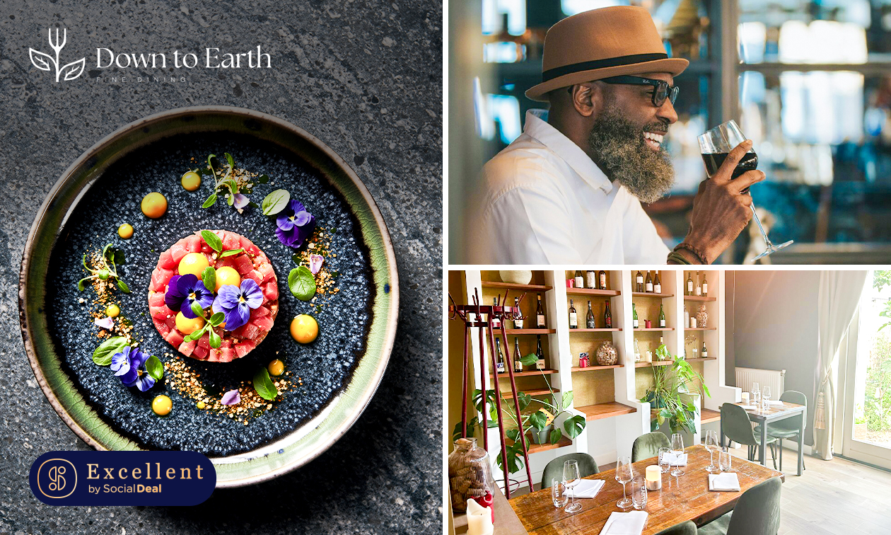 6- of 7-gangen fine dining-diner van de chef bij Down To Earth Dining