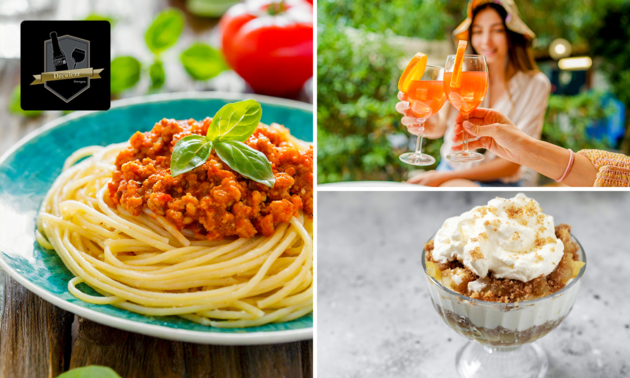 Onbeperkt spaghetti bolognaise + aperitief en nagerecht bij Drewiezz