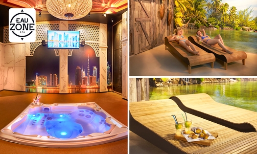 Spa privatif pour 2 (2h) + plateau gourmand + serviettes + bon d'achat de 20 € près de Lille