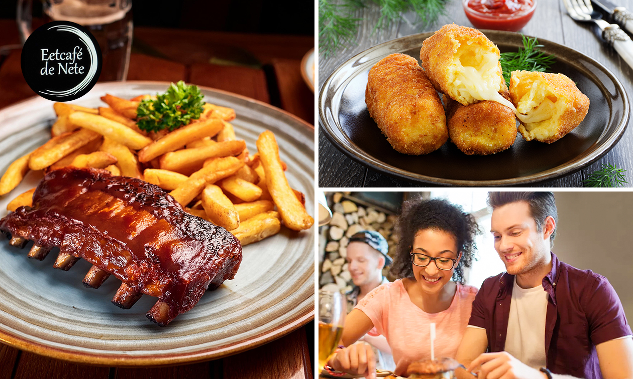 2-gangen keuzelunch bij Eetcafé De Nete