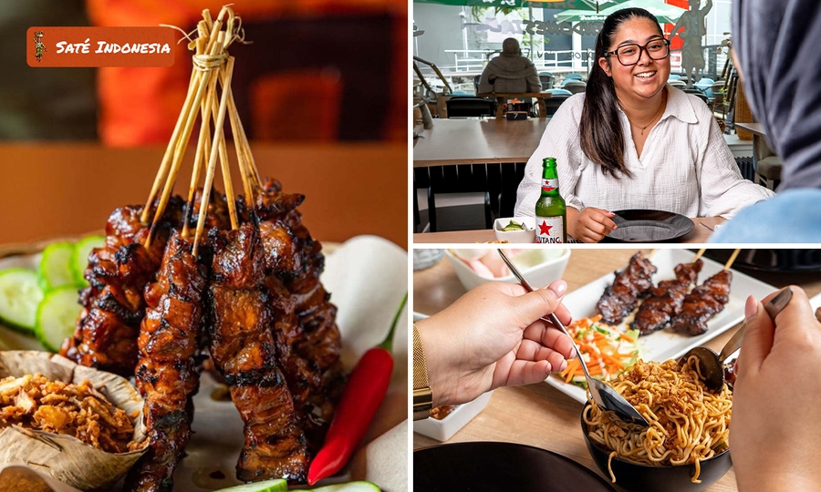 All-You-Can-Eat saté + bami, nasi en groenten