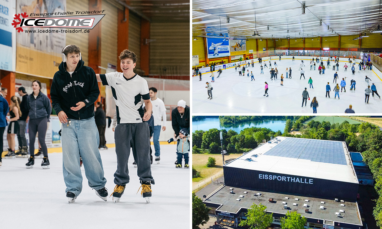 Eintritt zum Eislaufen in der Eissporthalle Troisdorf