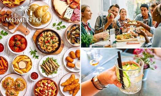 All-You-Can-Eat tapas + nagerecht (2 uur) + evt. cocktail bij El Momento
