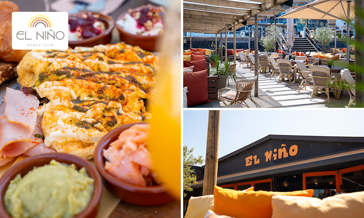 Luxe ontbijtplateau naar keuze bij El Niño Beach Club