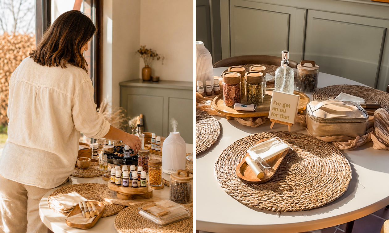 Workshop essentiële oliën of parfumworkshop incl. koffie, thee en lekkernij (2,5 uur)
