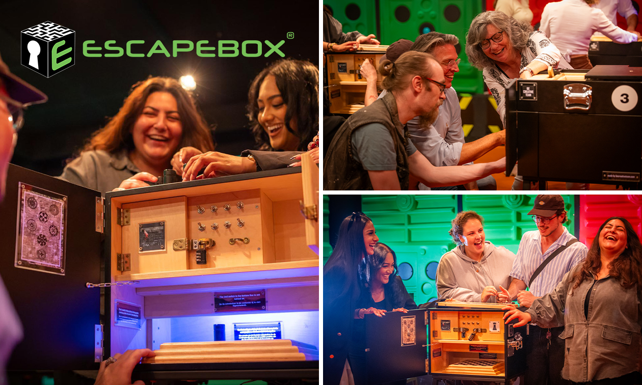 EscapeBoxen 'kraken' (60-90 min) op de promenade in Scheveningen