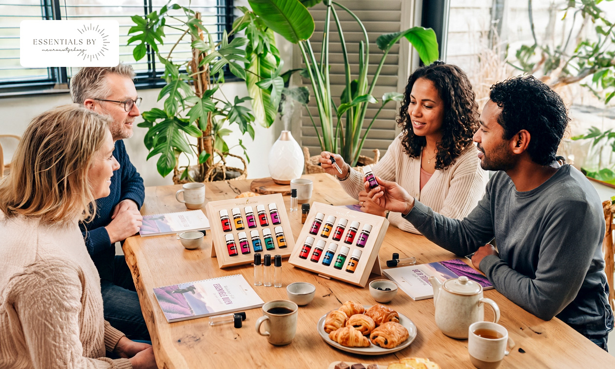 Workshop essentiële oliën (2,5 uur) + 3 producten + koffie/thee en lekkers