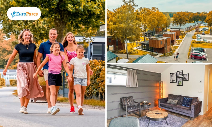 Weekend of midweek weg (4 tot 6 pers.) in EuroParcs