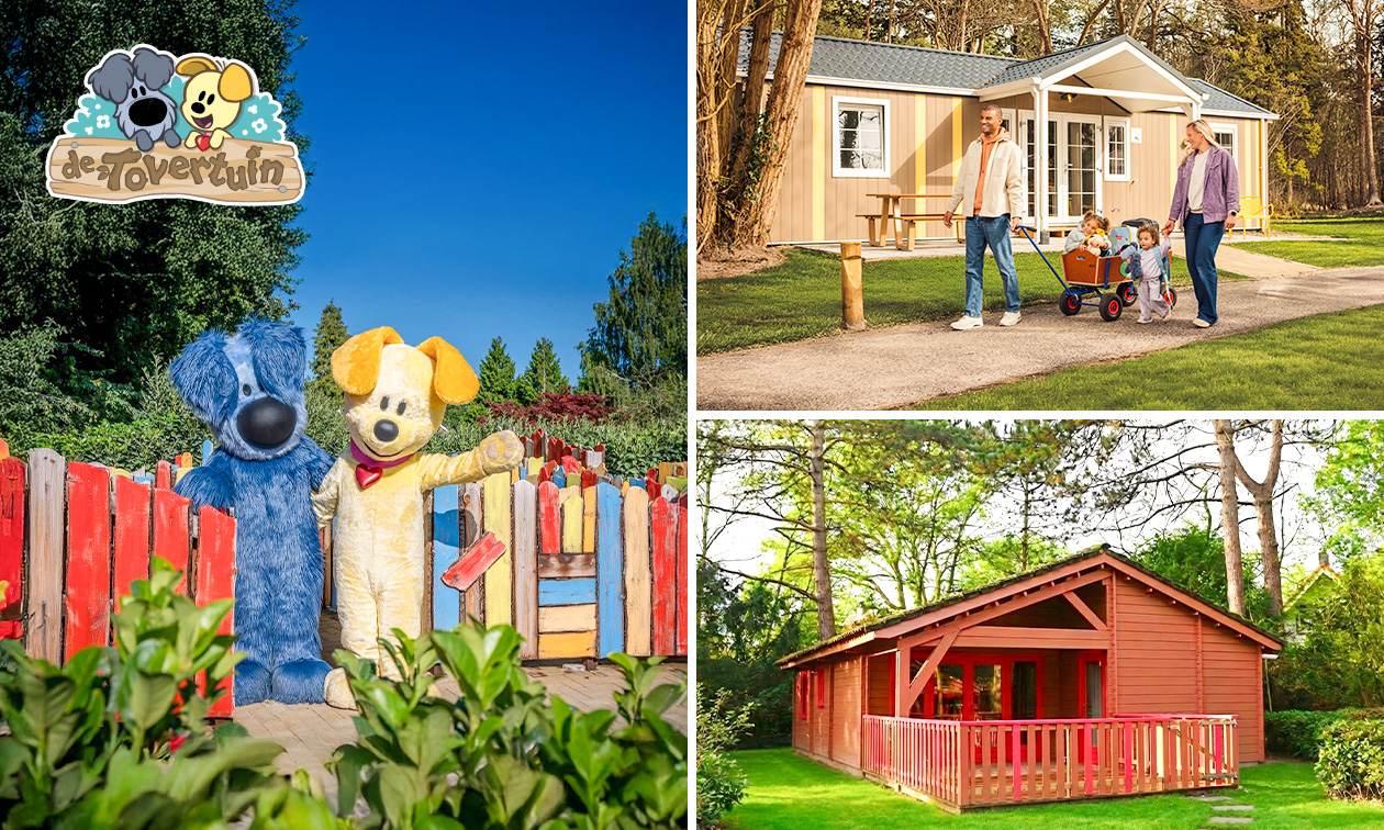 Demi-semaine ou week-end pour 6 personnes au Familie Resort de Tovertuin