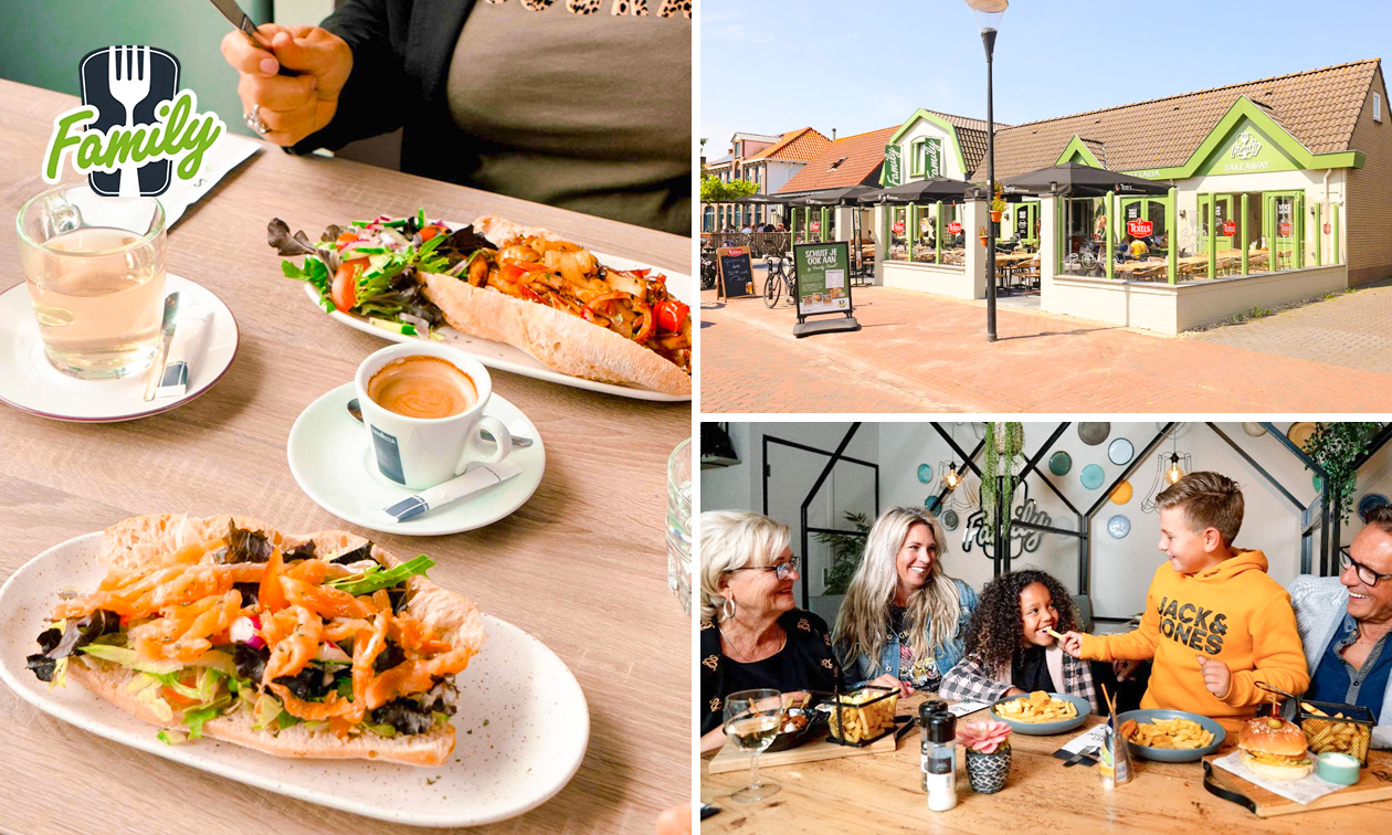 2-gangen keuzelunch of -diner op Texel