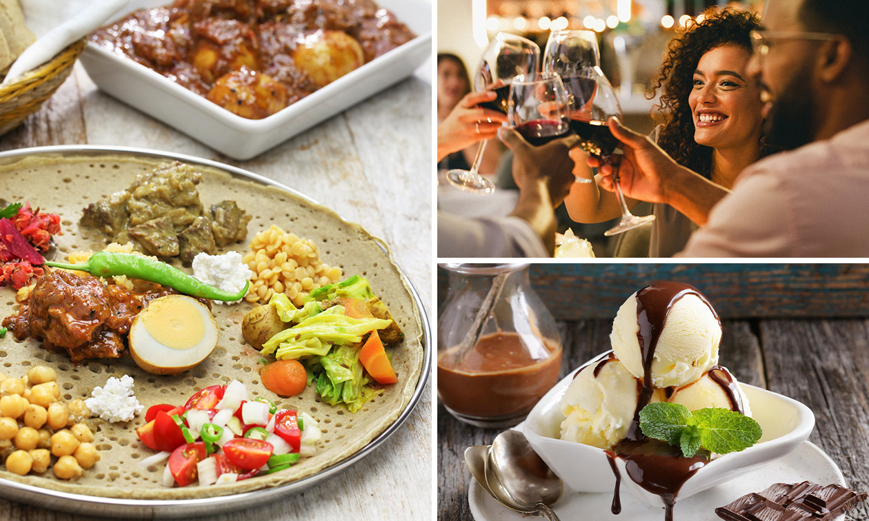 Ethiopisch 3-gangen keuzediner in Brussel