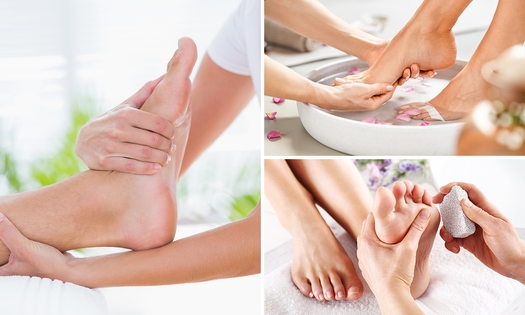Voetreflexologie-behandeling (70 min) of luxe spa-voetenbehandeling + massage (75 min)