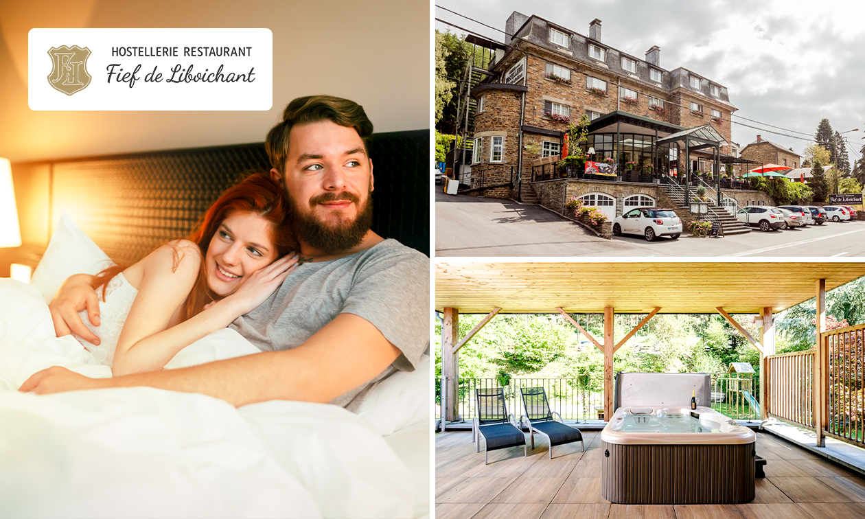 Overnachting voor 2 + ontbijt + toegang tot wellness + evt. 3-gangendiner in de Ardennen