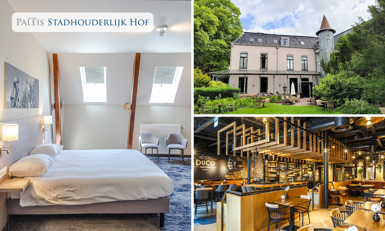 Overnachting(en) voor 2 + ontbijt + hoofdgerecht Fletcher's Keuzediner