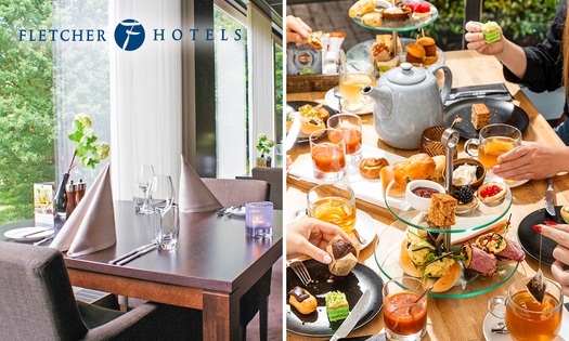 Brunch mit Etagere, Wein,- Bier- oder Schaumwein-Verkostung für 2 bei Fletcher Hotels