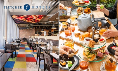 High Tea, High Wine, High Beer of High Bubbles voor 2 bij Fletcher Hotels