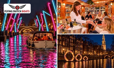 Amsterdam Winter Light-rondvaart (75 min) + evt. drankjes