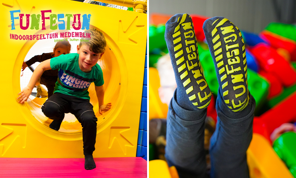 Entree tot binnen- en buitenspeeltuin FunFestijn