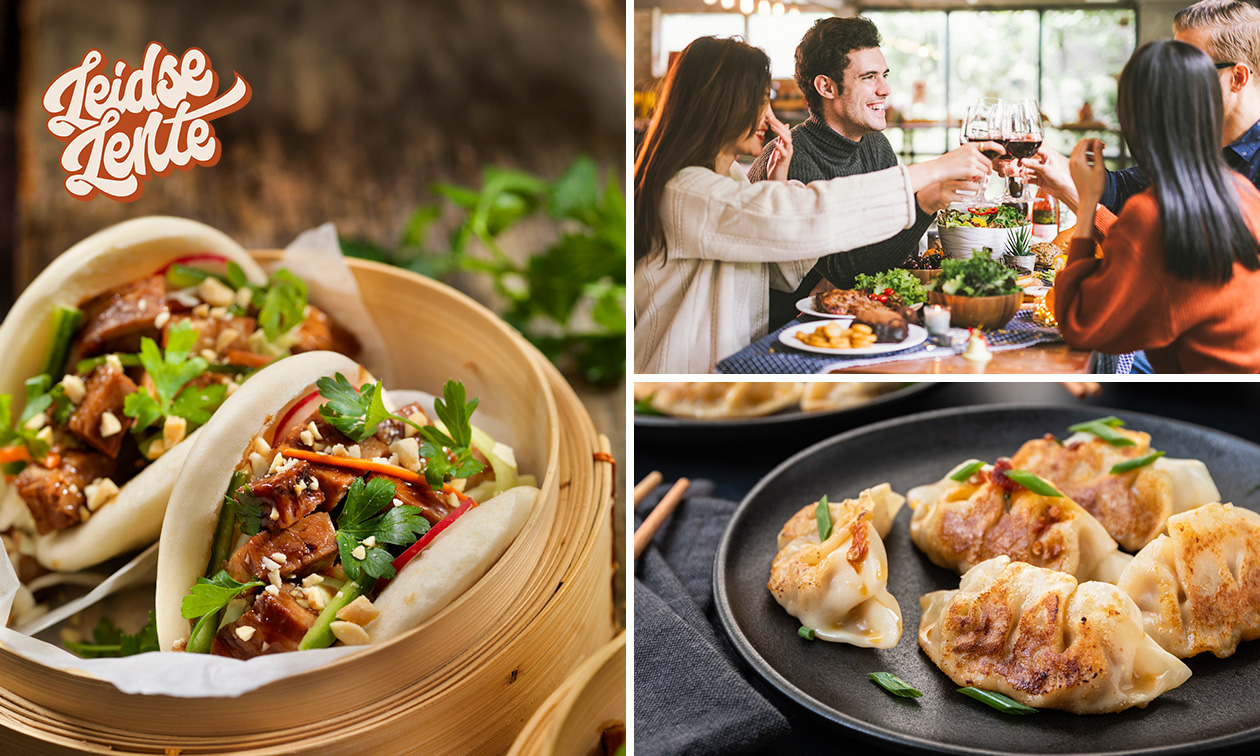 3-gangen shared dining-diner bij Culture Café Leidse Lente