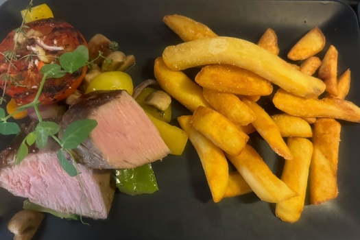 2-retters menu på Simested Kro
