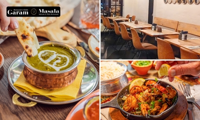 Indiaas 3-gangendiner of -lunch à la carte bij Garam Masala Eeklo